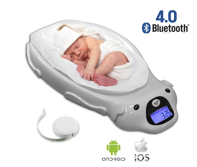 Digital Baby Weighing Scale, ABS Material Toddler Scale, Baby Weighing